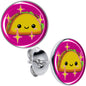 Mexican Fiesta Cute Taco Stud Earrings by Onyx O