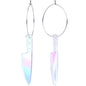 Acrylicious Knife Hoop Earrings