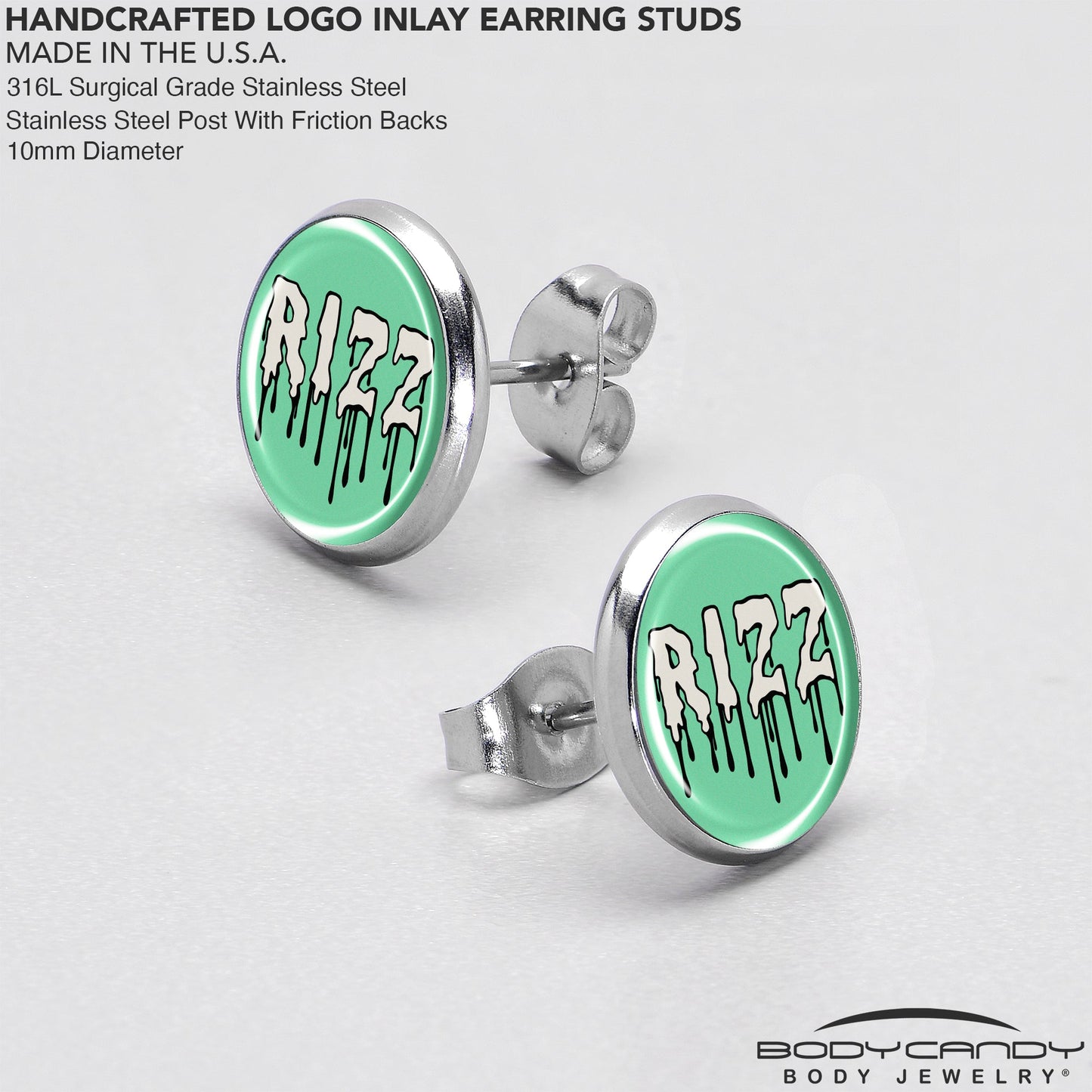 RIZZ Stud Earrings by Onyx O