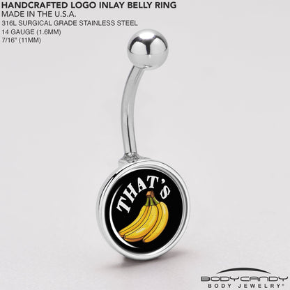 That is Bananas Belly Ring by Onyx O