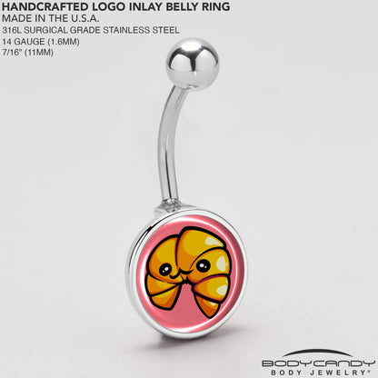 Quaso Croissant Belly Ring by Onyx O