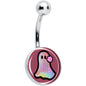 Disco Spirit Ghost Belly Ring by Onyx O