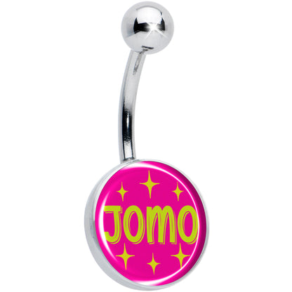 Pink JOMO Belly Ring by Onyx O