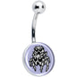 Leaping Leapfrog Spiders Belly Ring by Onyx O