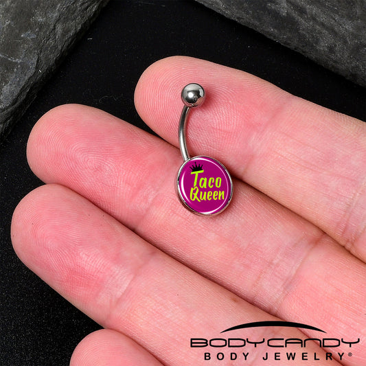 Taco Queen Belly Ring by Onyx O