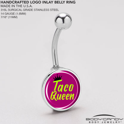 Taco Queen Belly Ring by Onyx O