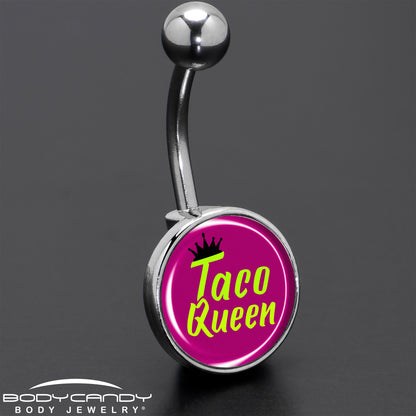 Taco Queen Belly Ring by Onyx O