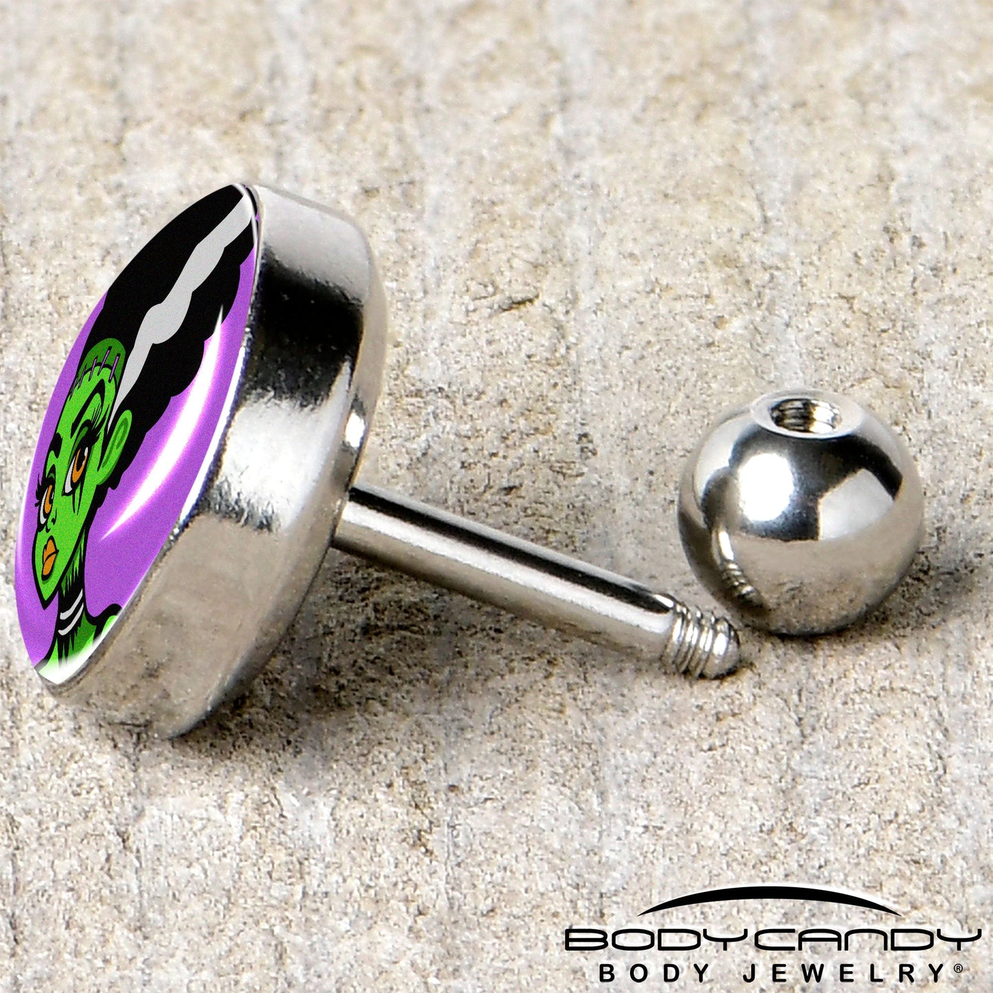 16G 1/4 Bride of Frankenstein Tragus Cartilage Earring by Onyx O