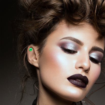 16G 1/4 Glow in the Dark Skeleton Kitty Cat Tragus Cartilage Earring by Onyx O