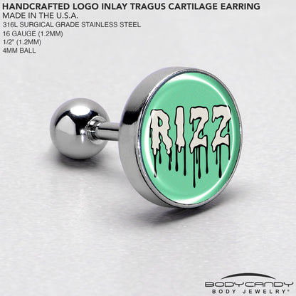 RIZZ Tragus Cartilage Earring by Onyx O
