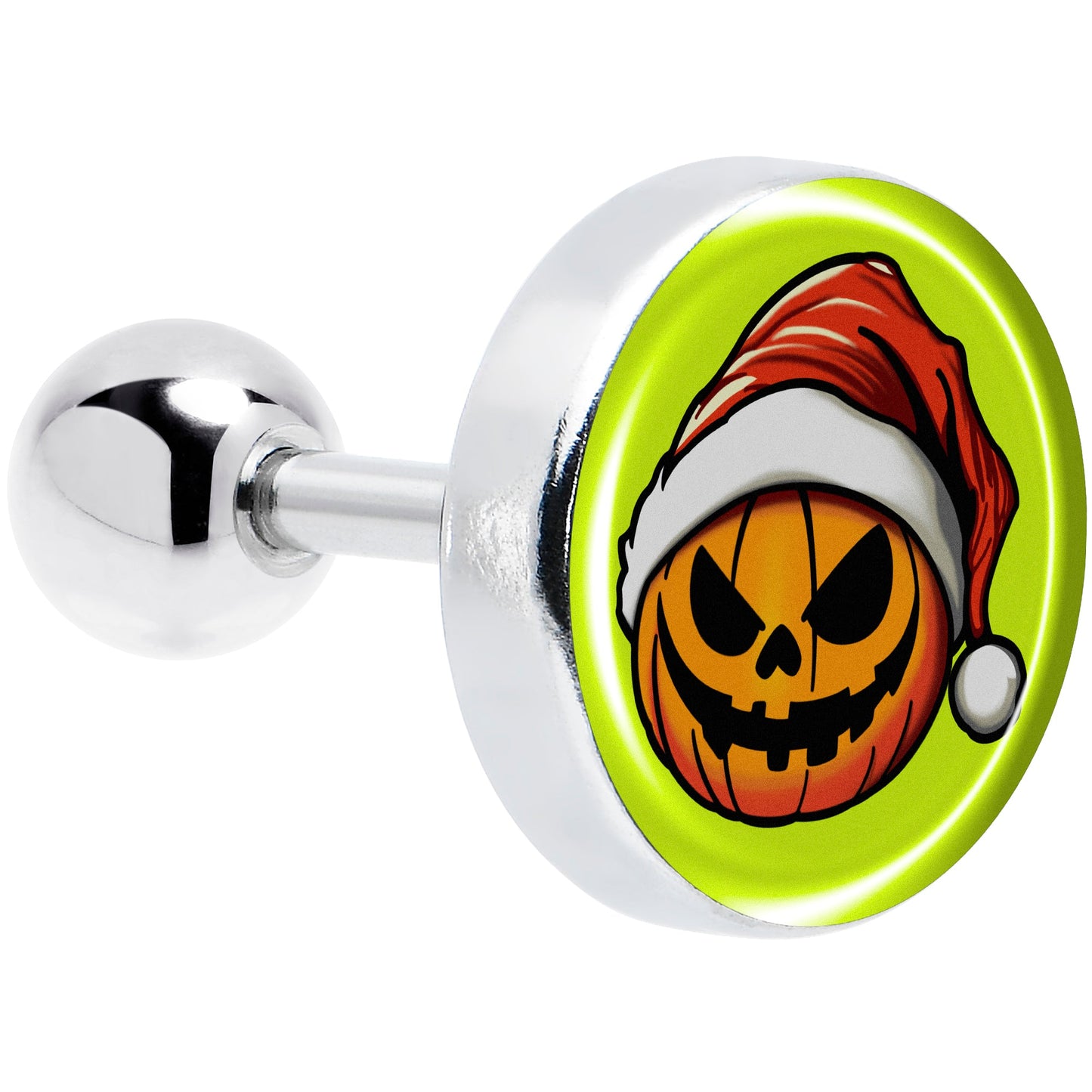 Christmas Holiday Santa Hat Pumpkin Tragus Cartilage Earring by Onyx O