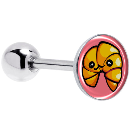 Quaso Croissant Barbell Tongue Ring by Onyx O