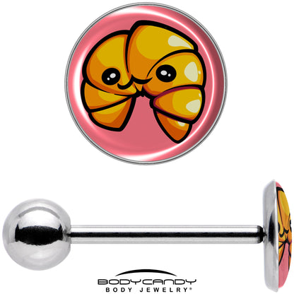 Quaso Croissant Barbell Tongue Ring by Onyx O