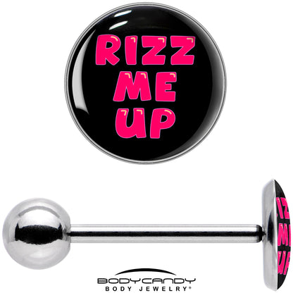 RIZZ ME UP Barbell Tongue Ring by Onyx O