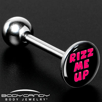 RIZZ ME UP Barbell Tongue Ring by Onyx O
