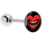 Valentine Heart Vampire Barbell Tongue Ring