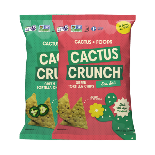 Cactus Crunch Tortilla Chips - Combo Bundle (4 Pack) 5oz. Bags