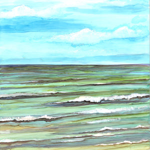 Calm Seas : Art Prints | Craft Making | Kitchen + Metal