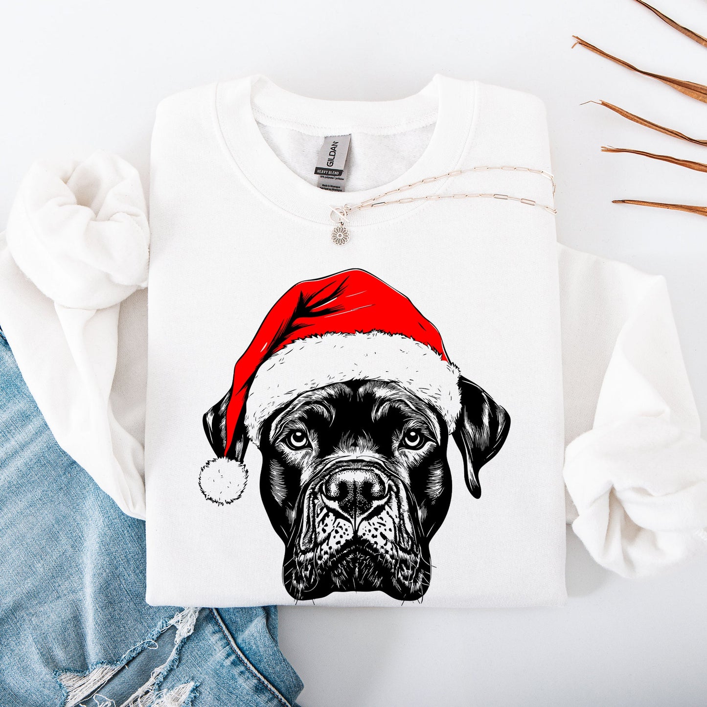 Cane Corso, Santa, Dog, Christmas, Dog Lover, Pet Sweatshirt