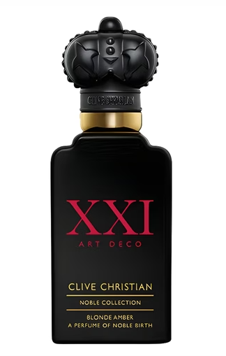 Clive Christian XIX perfume bottle on a white background