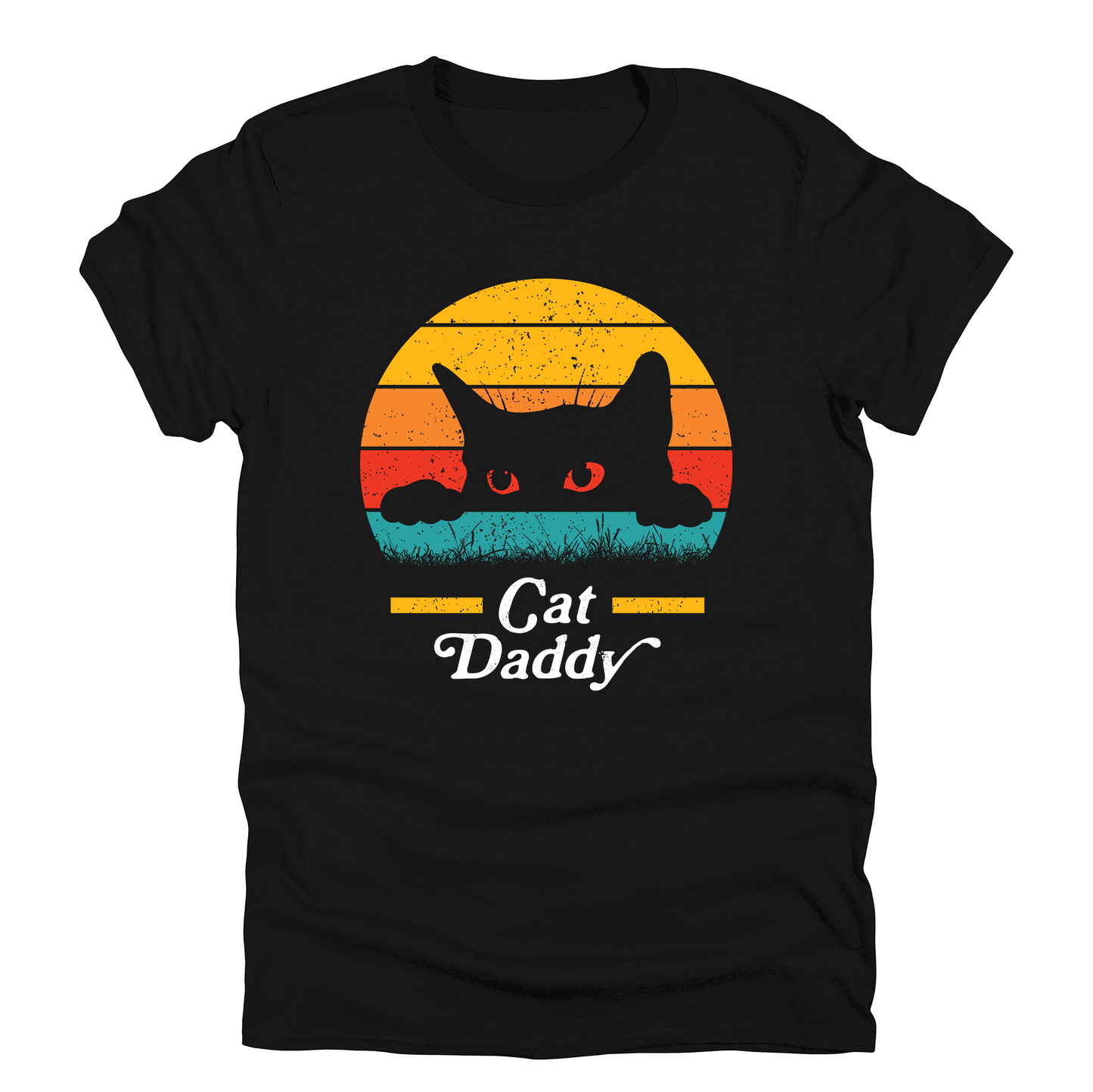 Cat Daddy, 80s Vintage, Men's Graphic Tee, Trending, Tshirt