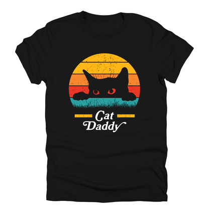 Cat Daddy, Summer Tshirt, 80s Vintage, Men's Graphic Tee, Trending Tshirt