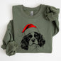 Cavalier King Charles, Santa, Dog, Christmas, Dog Lover, Pet Sweatshirt