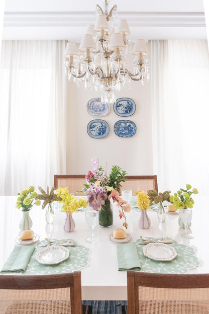 Classic Celadon Linen Napkin & Placemat Set