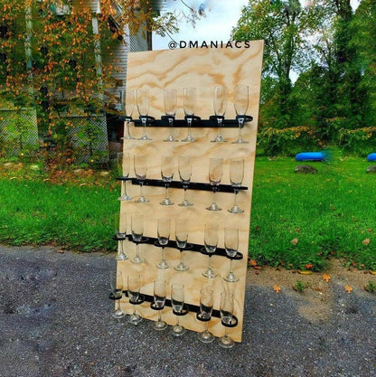 Champagne Wall Mimosa Prosecco Bar Wine Holder