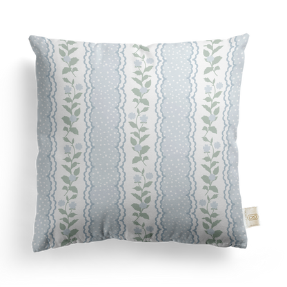 Chapple Chandler x Nicole Speake Scallop Stripe Floral Pillow Cover