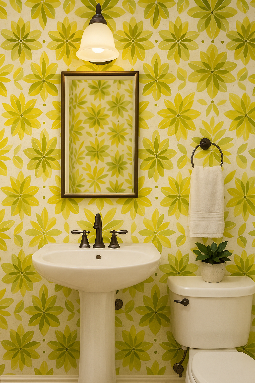 Starfruit Geometry Wallpaper