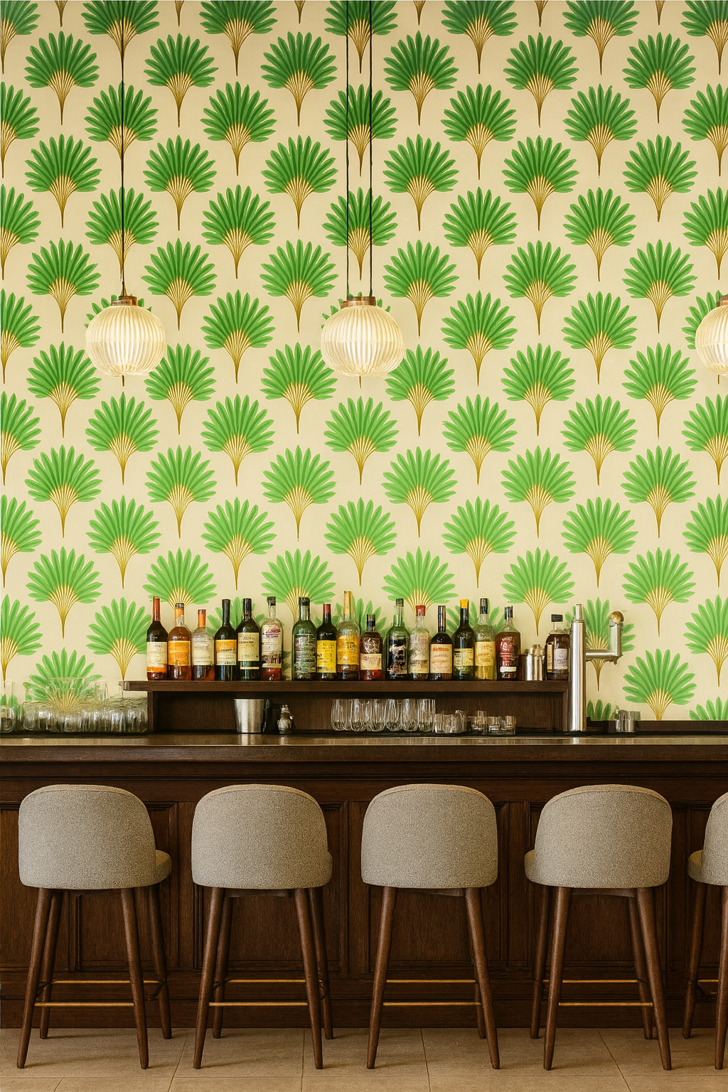 Coastal Fan Palms Wallpaper