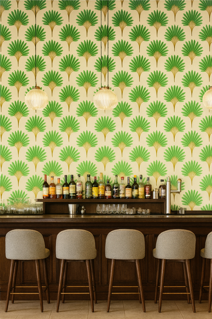 Coastal Fan Palms Wallpaper