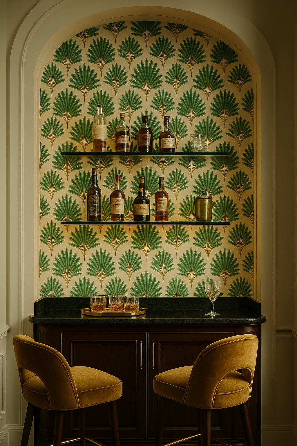 Coastal Fan Palms Wallpaper