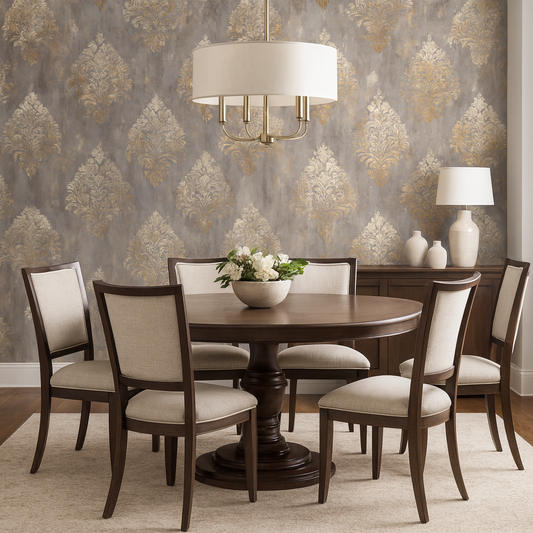 Heirloom Damask Wallpaper