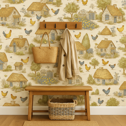 Pastoral Whimsy Wallpaper
