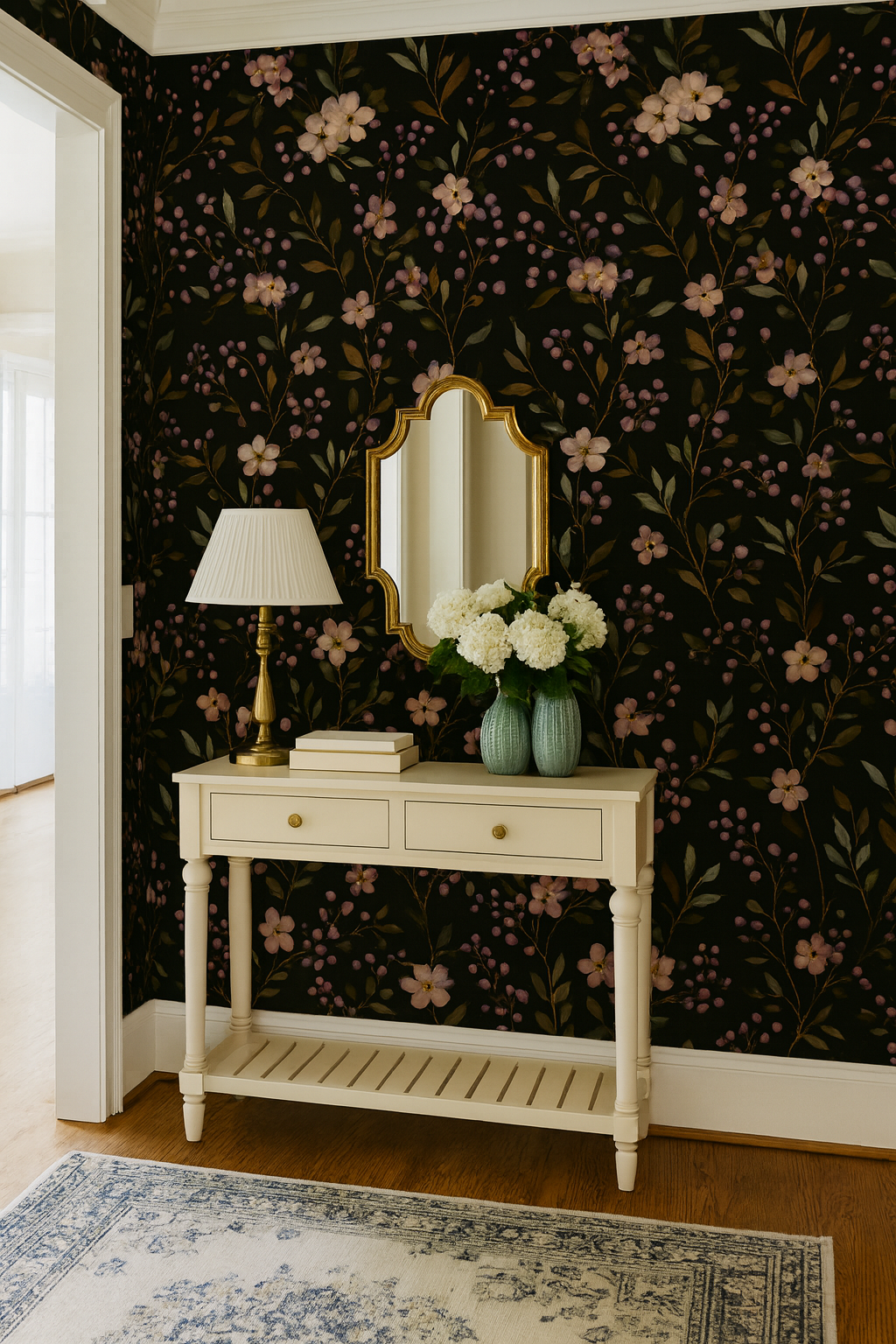 Berry Meadow Wallpaper