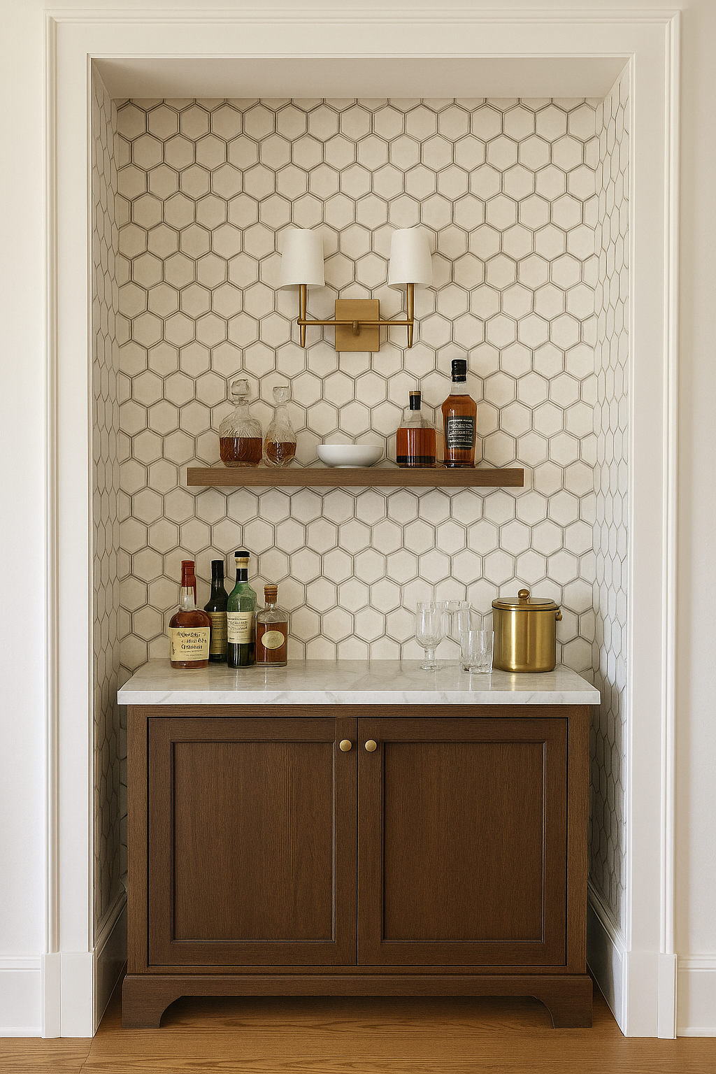 Honeycomb Sketch Wallpaper