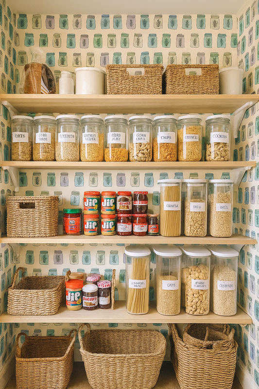 Herbarium Jars Wallpaper