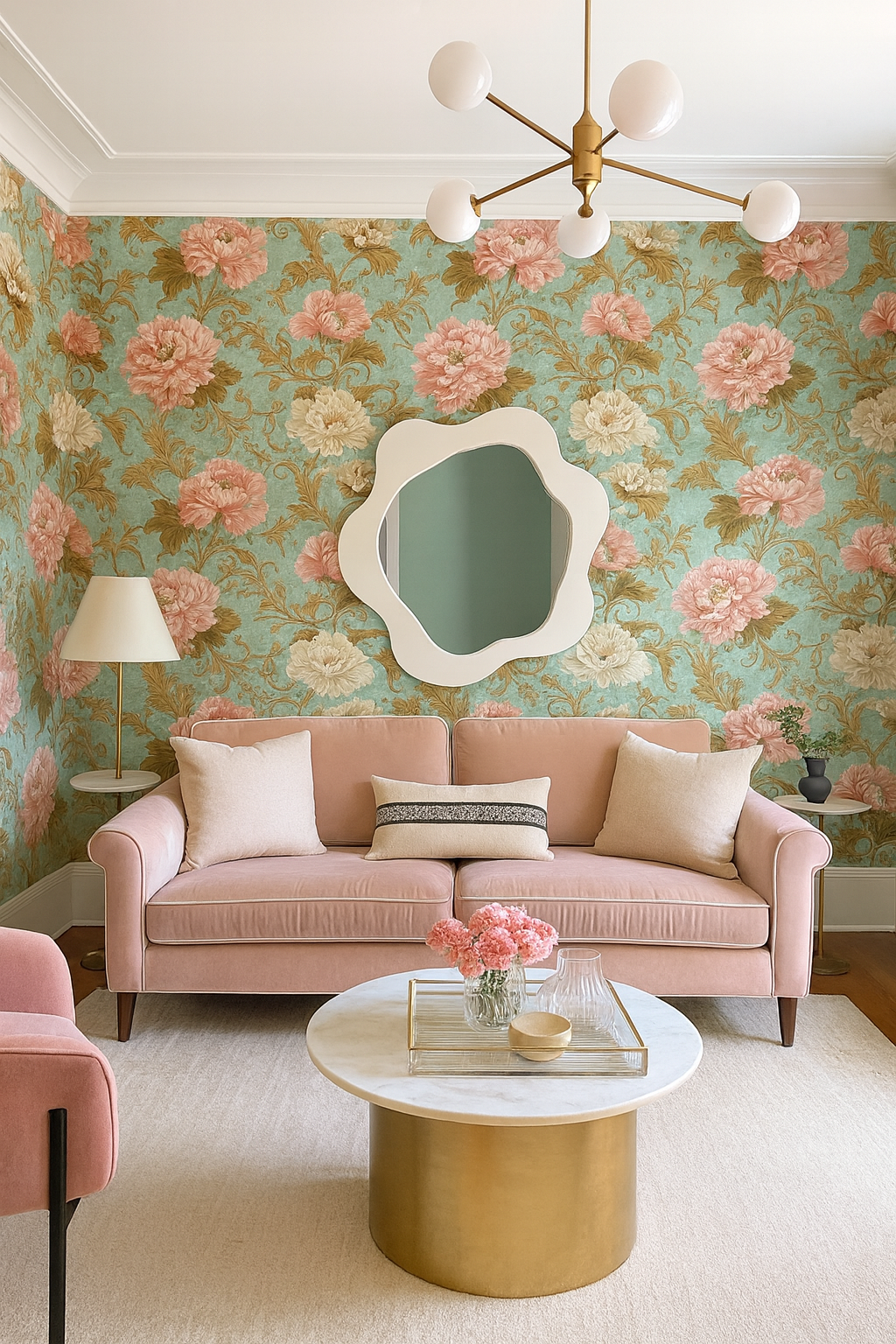 Victorian Bloomscape Wallpaper