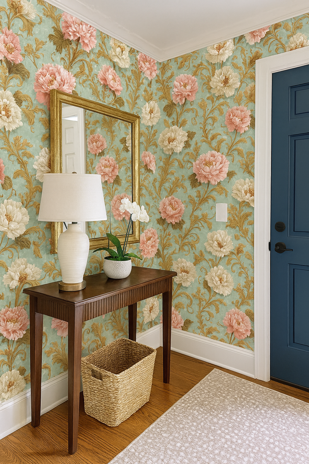 Victorian Bloomscape Wallpaper