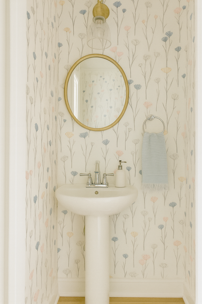 Field Sketch Wallpaper