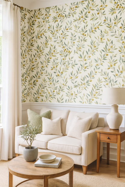 Tuscan Olives Wallpaper