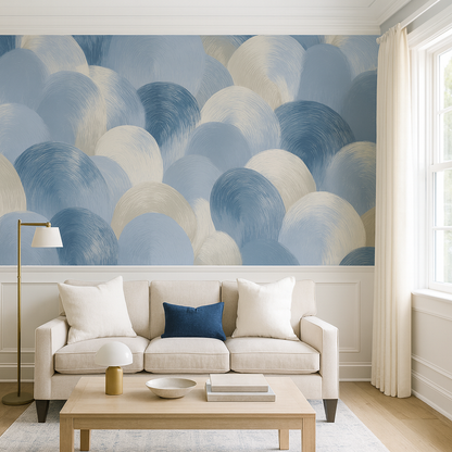 Seafoam Swirl Wallpaper