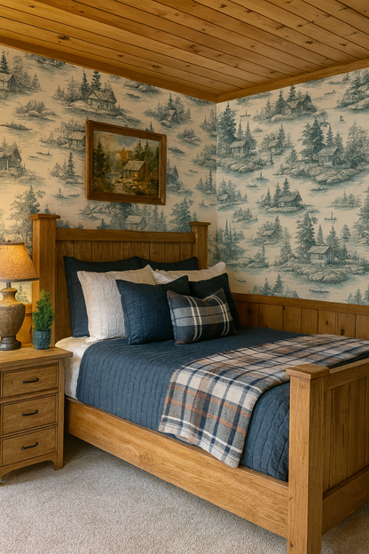 Cabin Sketches Wallpaper