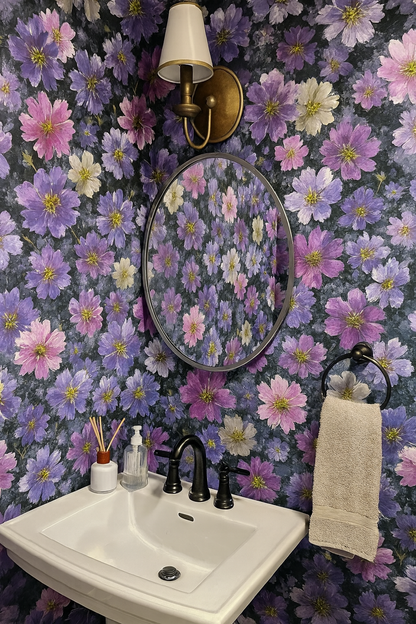 Moonlit Meadow Wallpaper