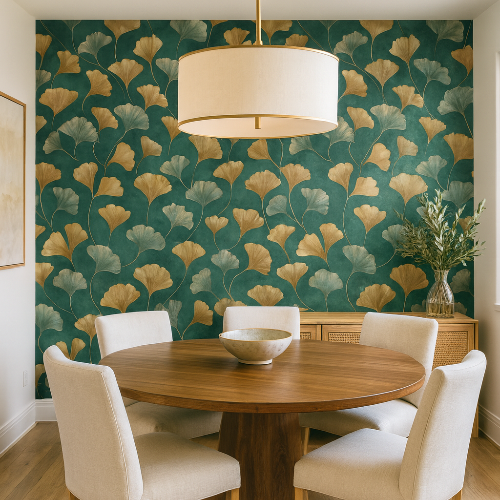 Gilded Ginkgo Wallpaper