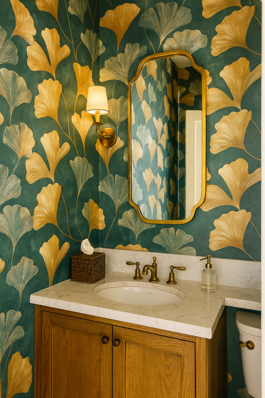 Gilded Ginkgo Wallpaper