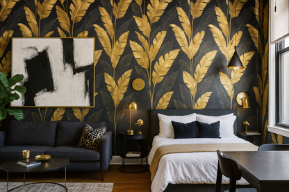 Golden Tropic Wallpaper