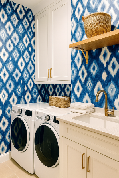 Indigo Mirage Wallpaper